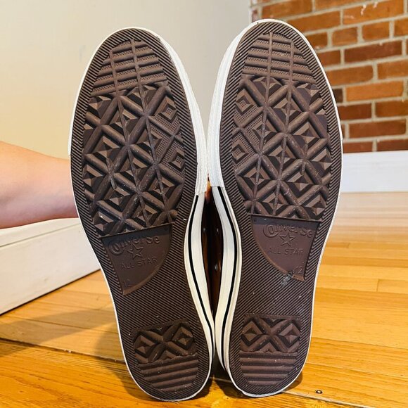 Converse Chuck Taylor All Star Cruise Leather High-Top Shoes Cognac Brown 12 - Picture 7 of 16